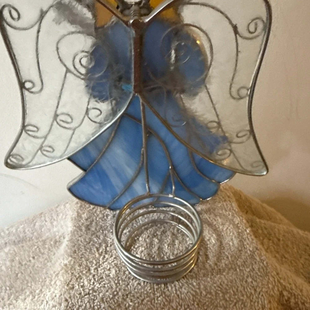 Angel vintage blue