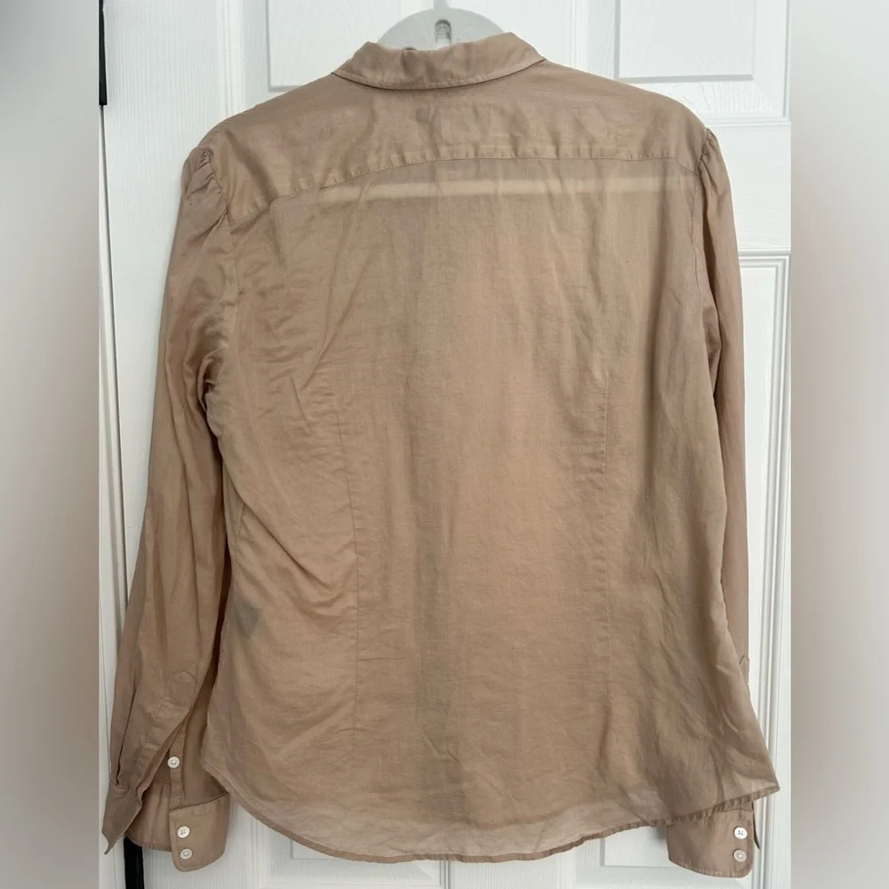 Ralph Lauren Boys Beige Casual Button-Down Shirt size 14