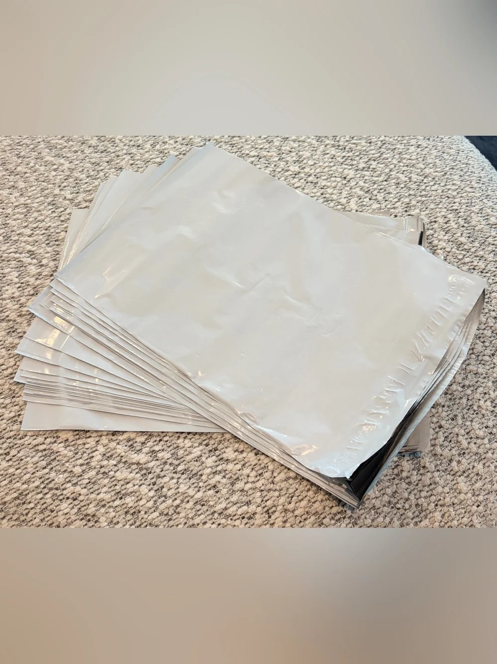 25 White Poly Mailers 10” x 13”