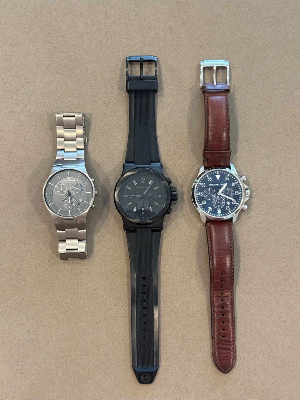 Watch Set: Mens: Skagen + Michael Kors (x2)