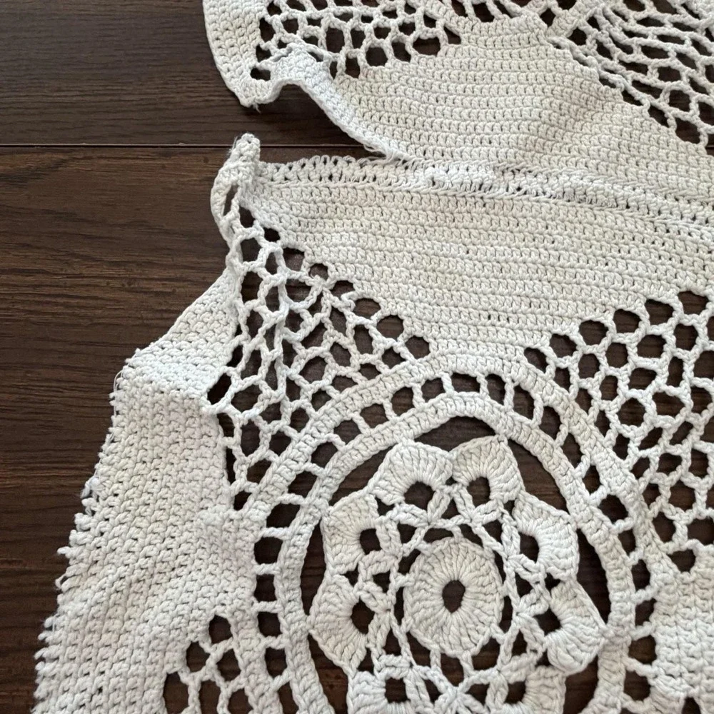 Handmade vintage crochet