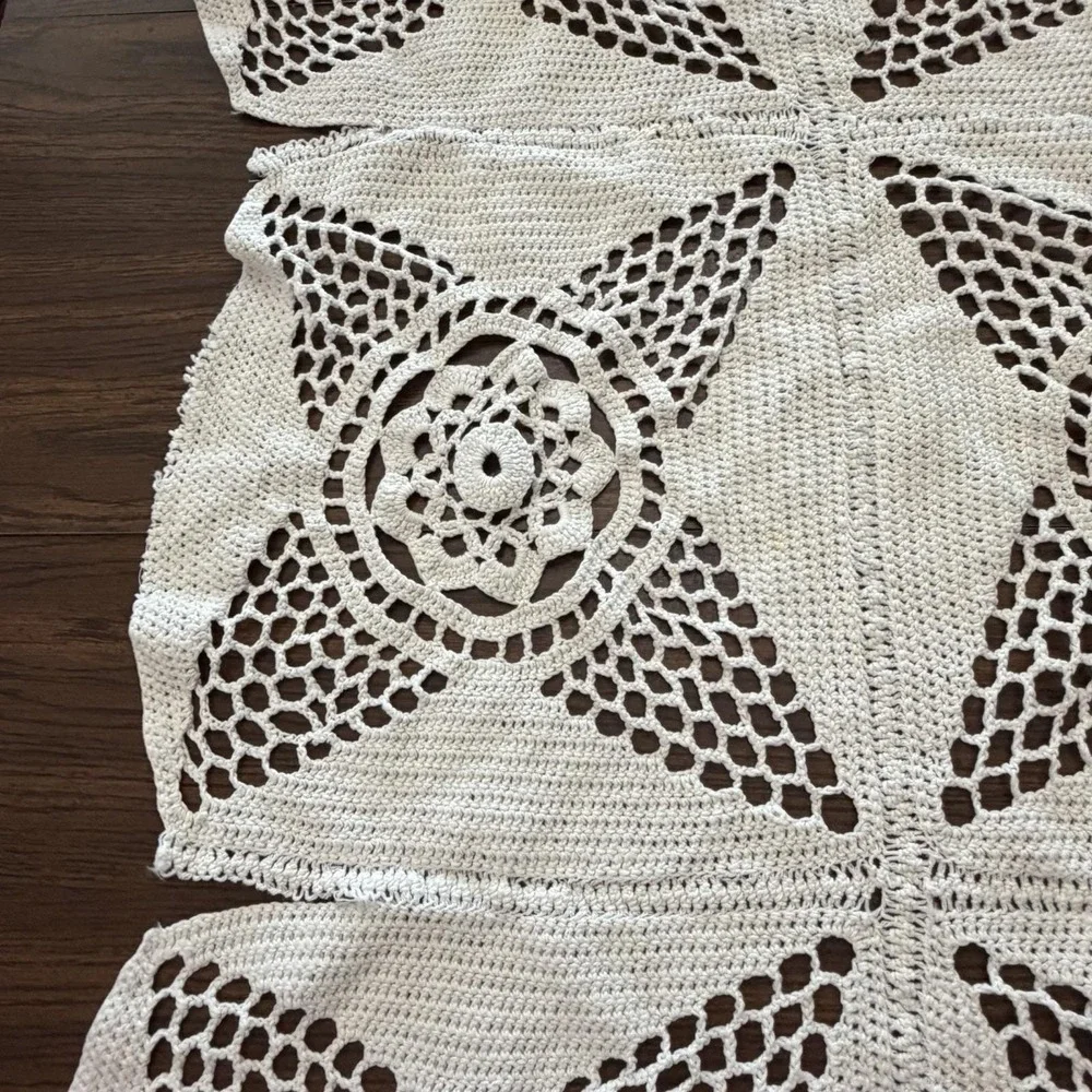 Handmade vintage crochet