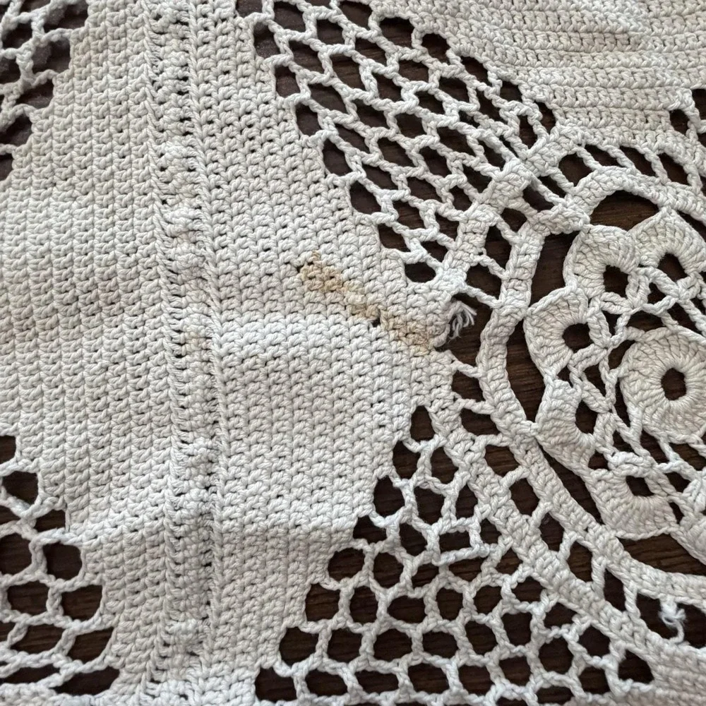 Handmade vintage crochet