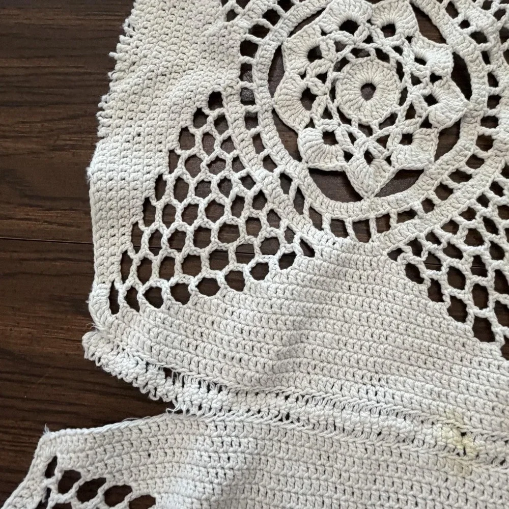 Handmade vintage crochet