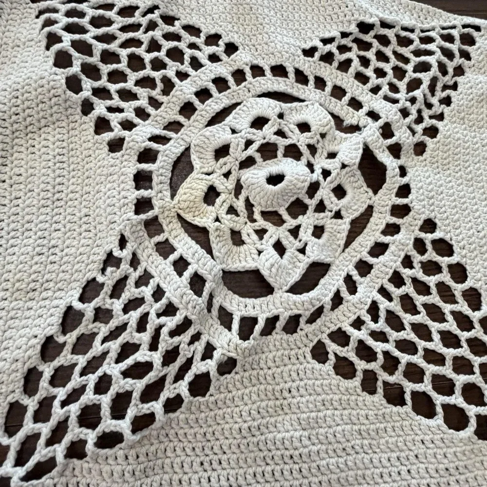 Handmade vintage crochet