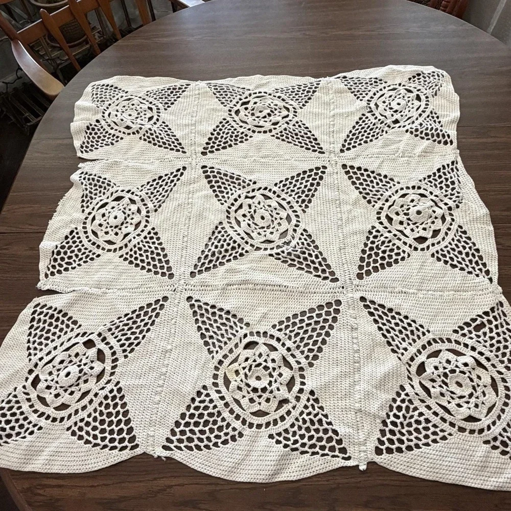 Handmade vintage crochet