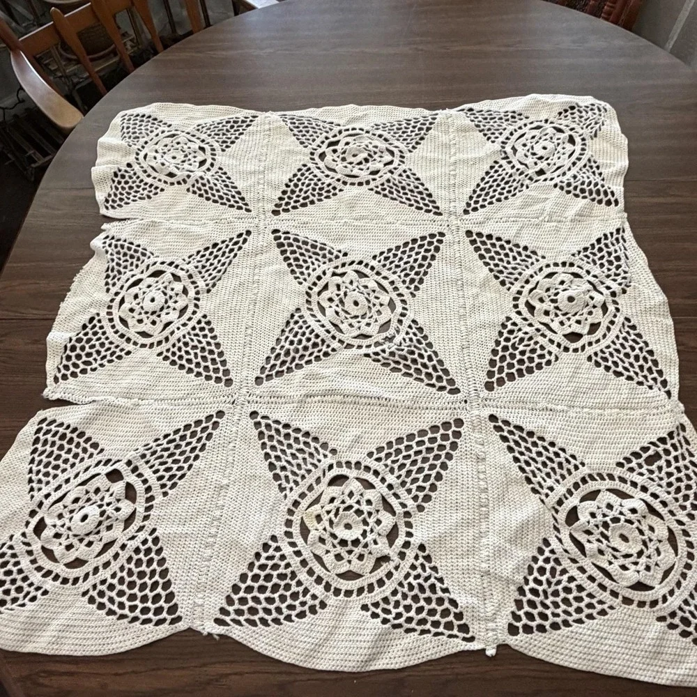 Handmade vintage crochet