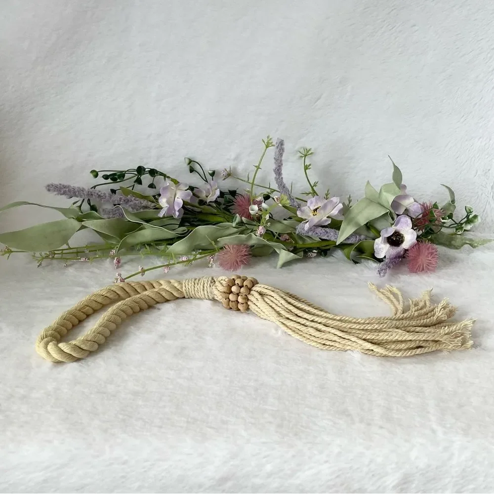 Decorative Braided Loop Hanger Rope Home Decor Plant Pot Accessory