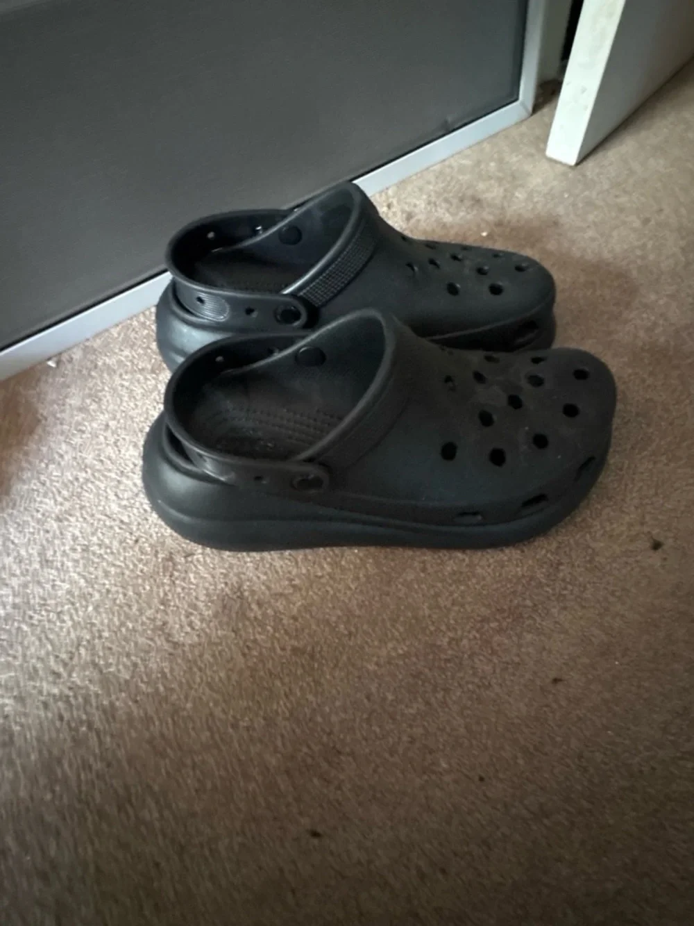 CROCS black platform