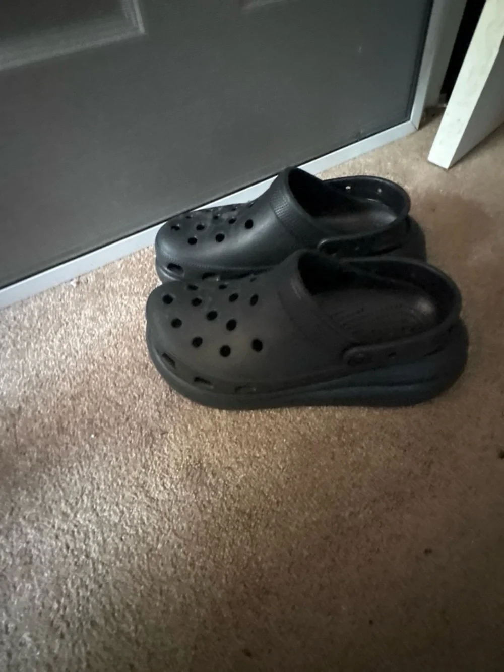 CROCS black platform