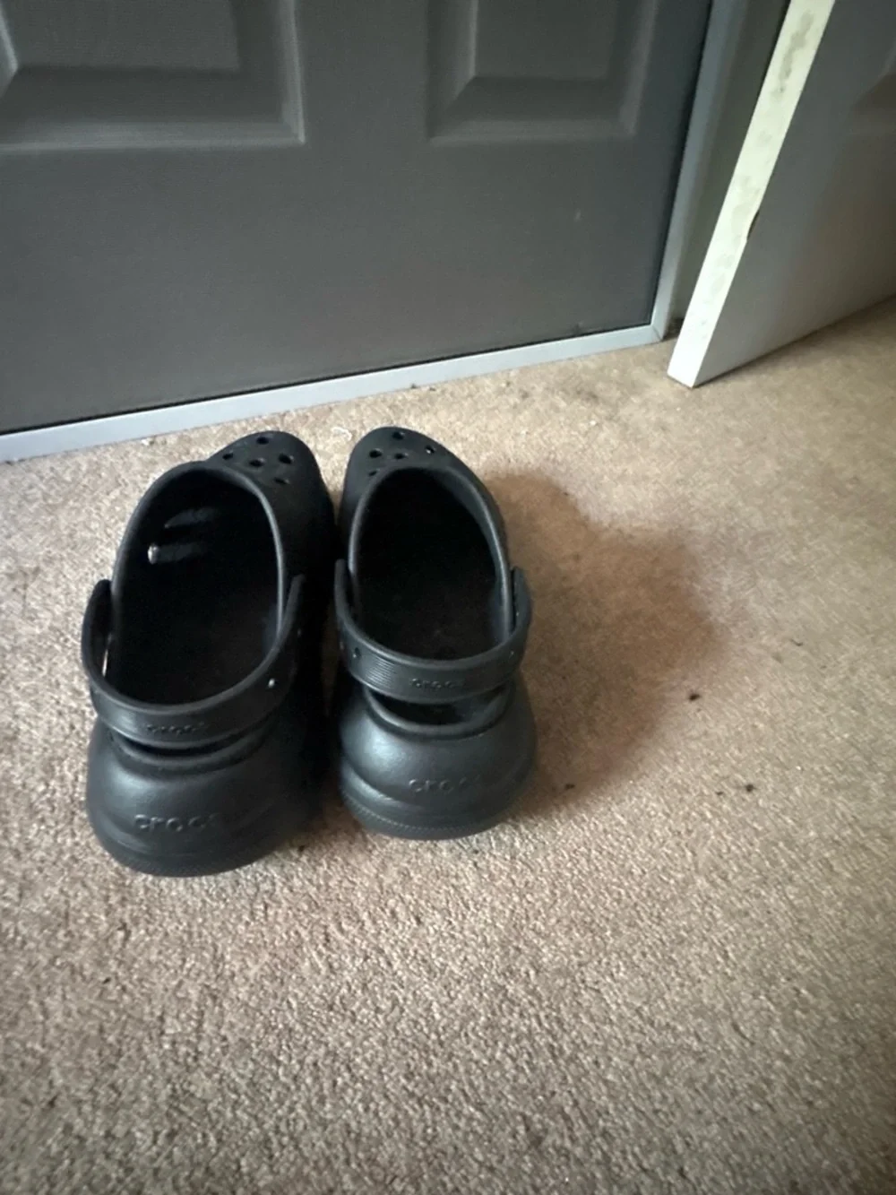 CROCS black platform