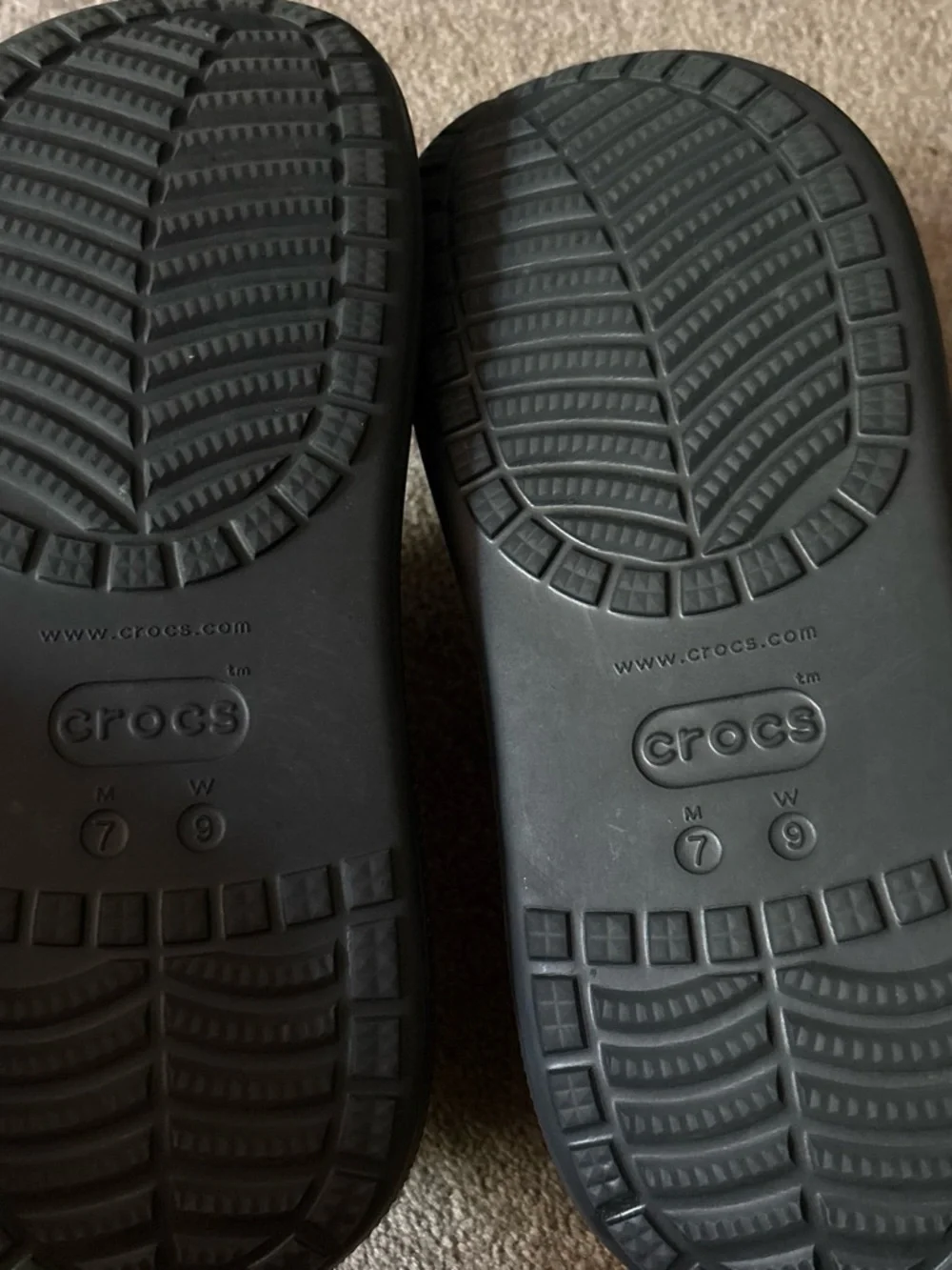 CROCS black platform