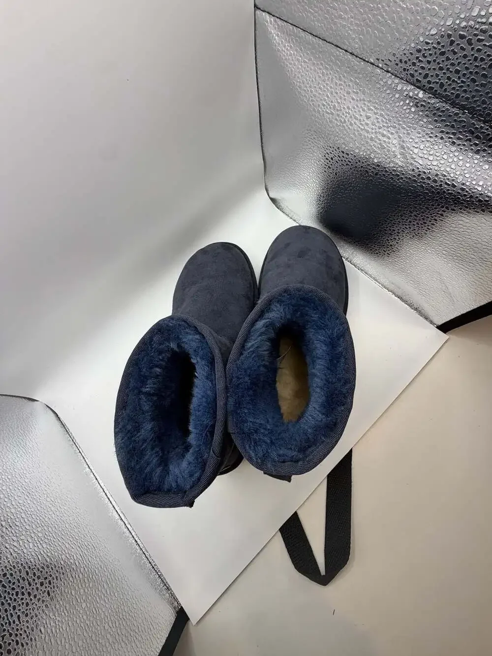 UGG suede sheepskin tab