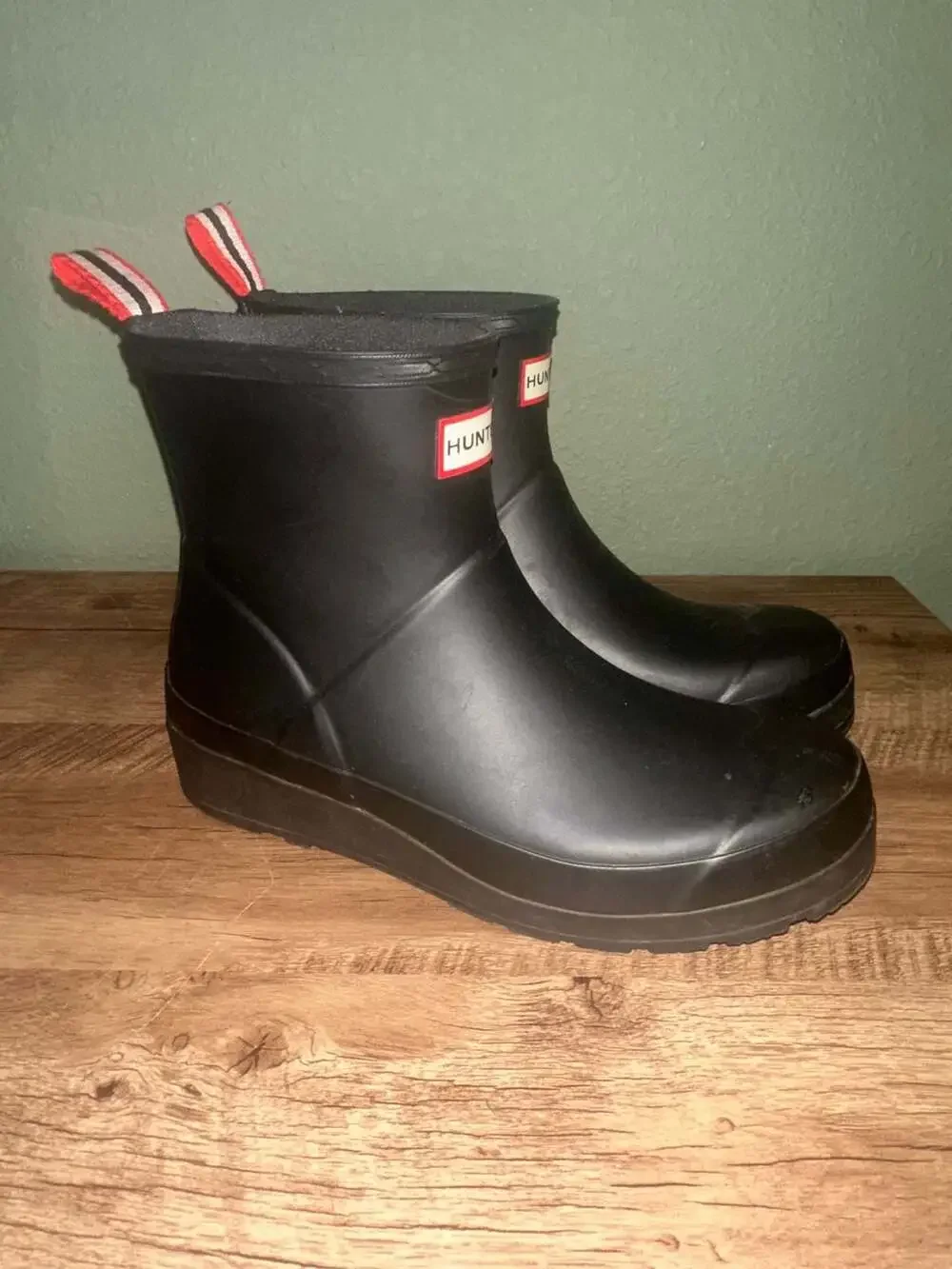 Hunter Original Play Short Rain Boots in Black