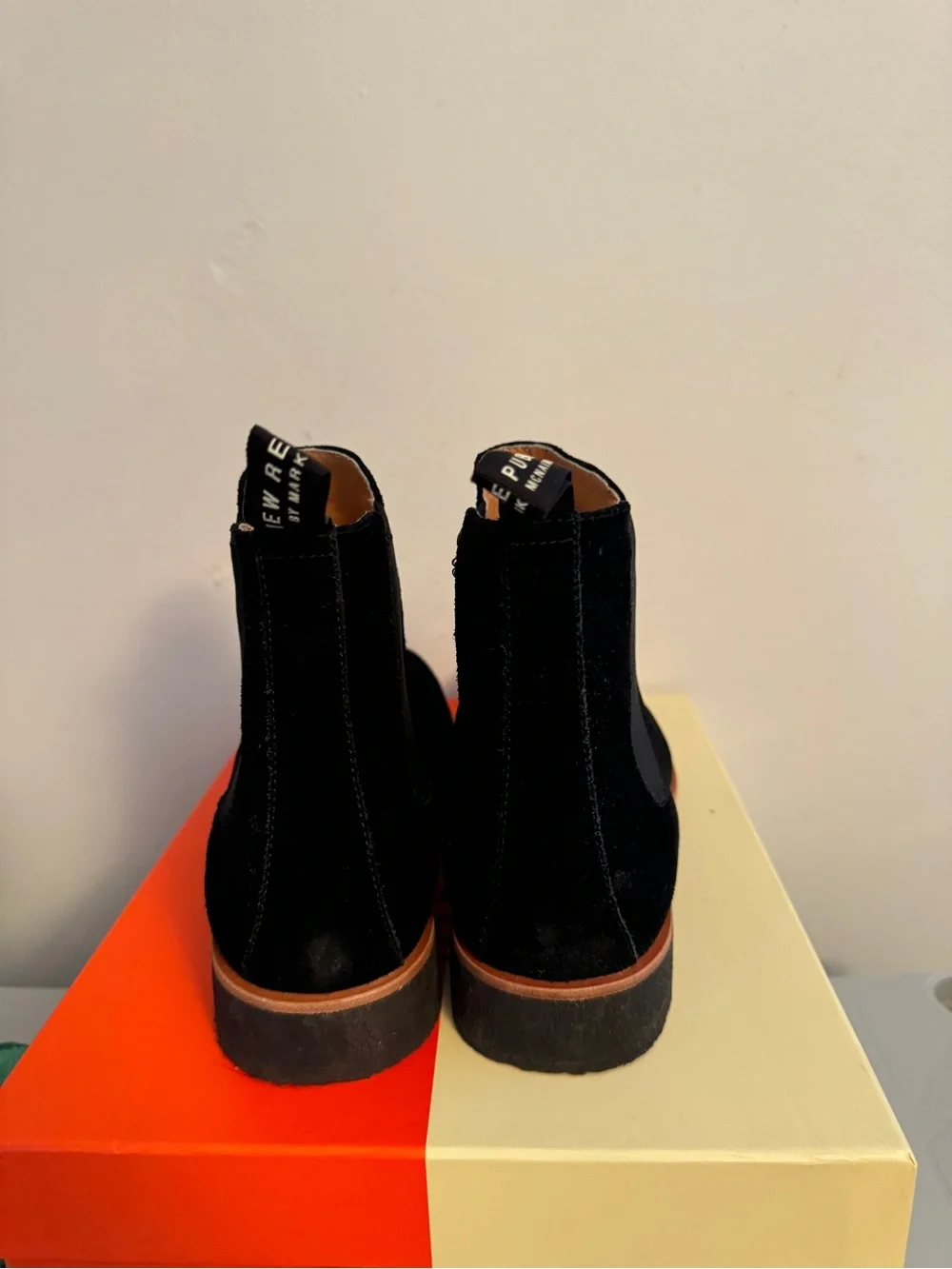 Men's New Republic Harvey Black Chelsea Boots Size 9D