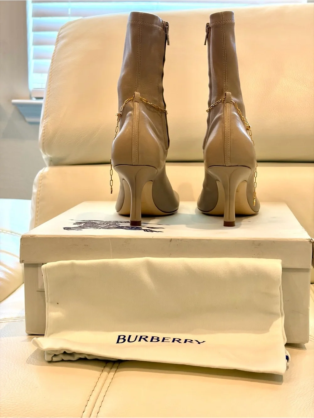 Burberry adds boot leather