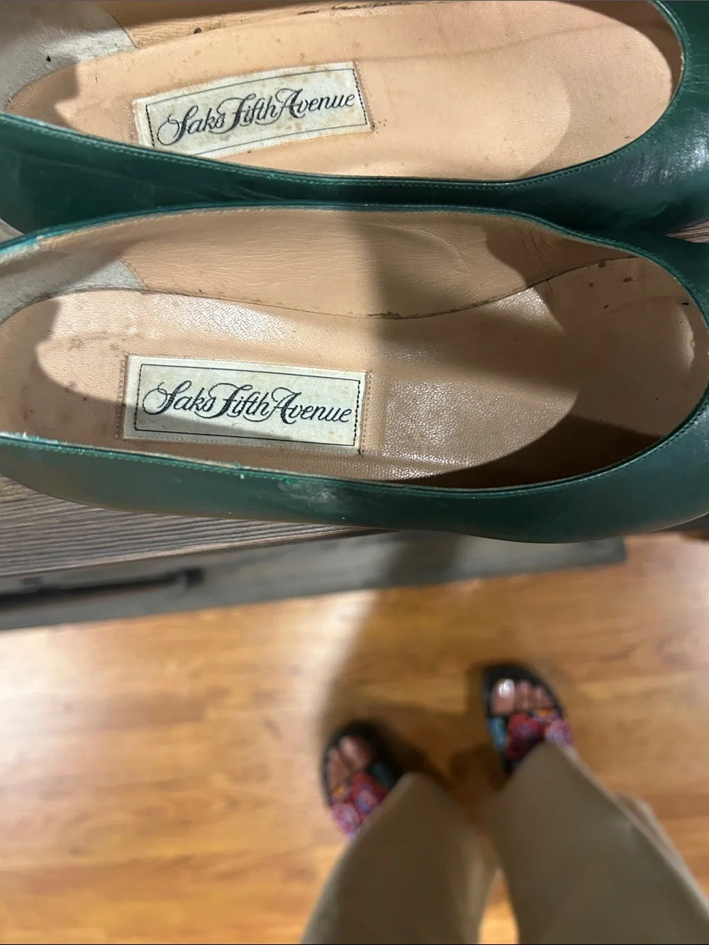 Saks Fifth Avenue soft leather