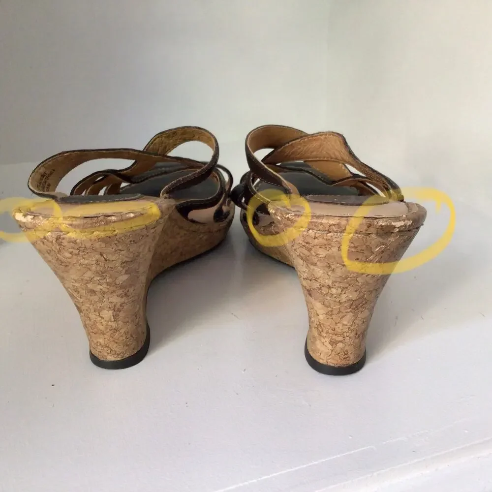 Born leather sandals