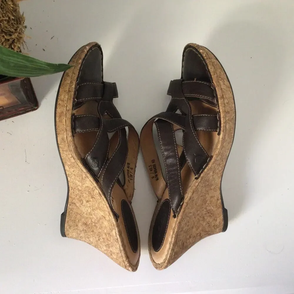 Born leather sandals