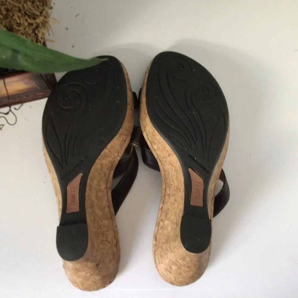 Born leather sandals
