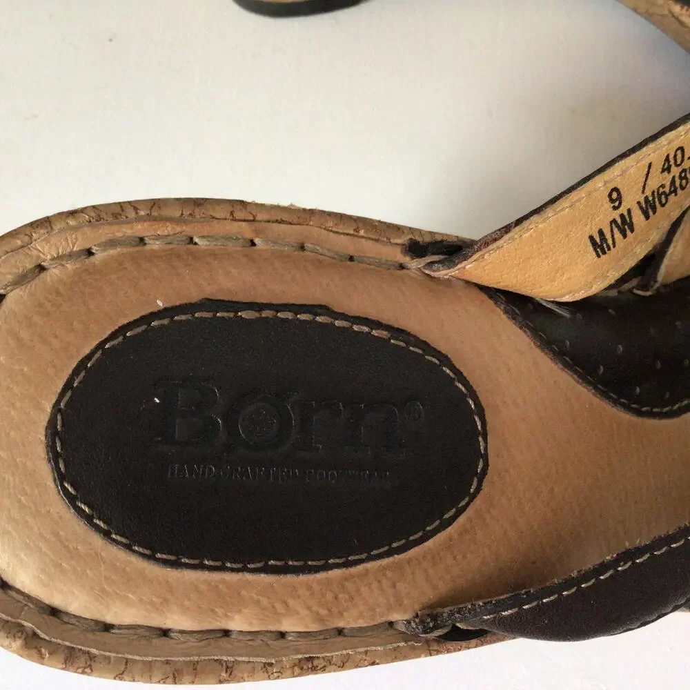 Born leather sandals