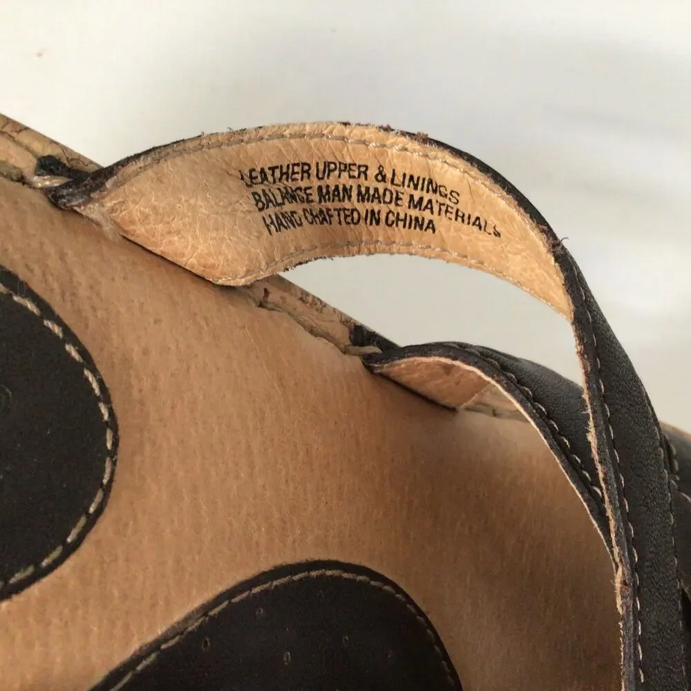 Born leather sandals