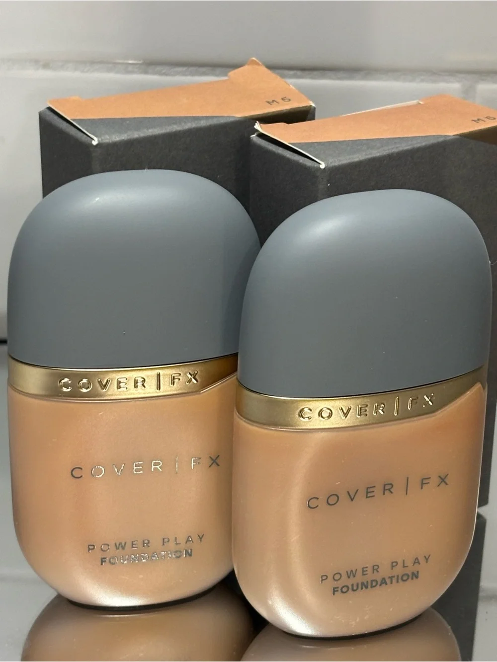 Cover FX Power Play Foundation M5 Medium-to-Tan Olive-Golden