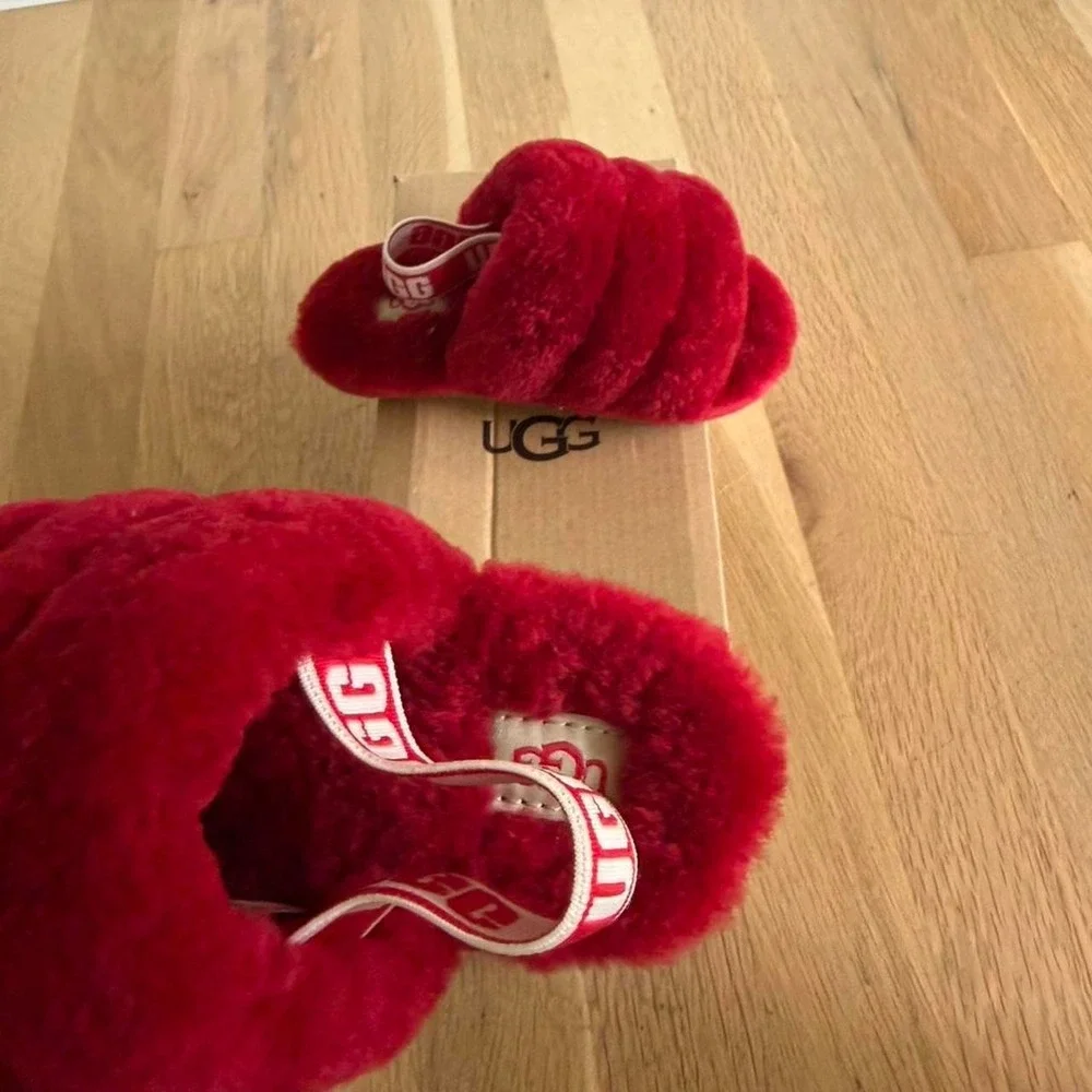 UGG red slippers