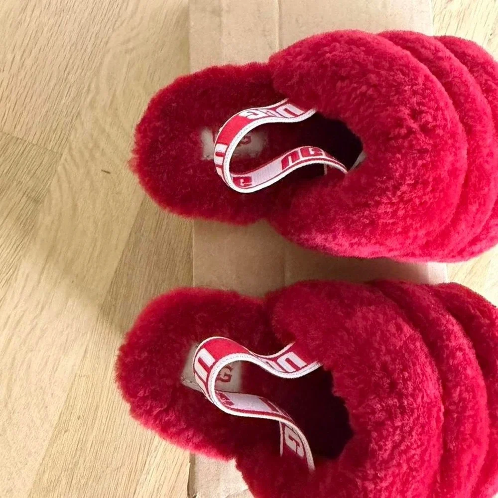 UGG red slippers