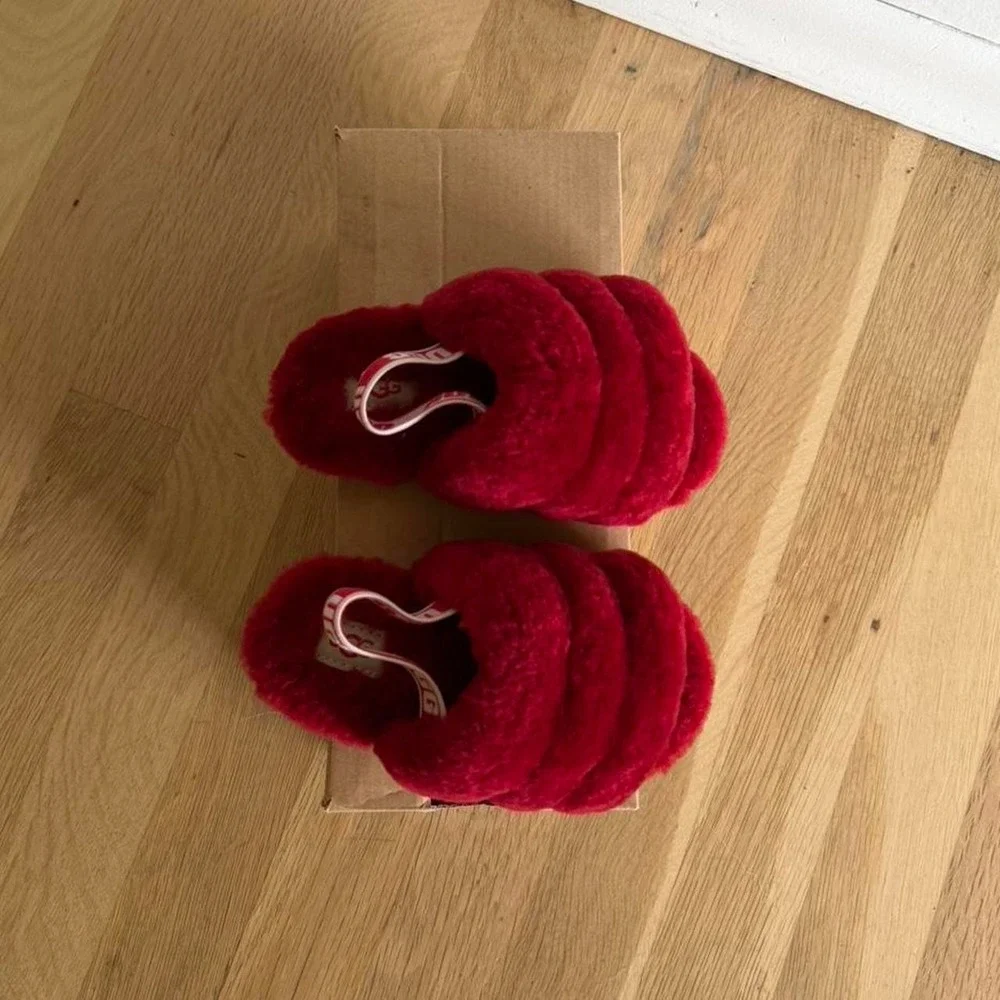 UGG red slippers