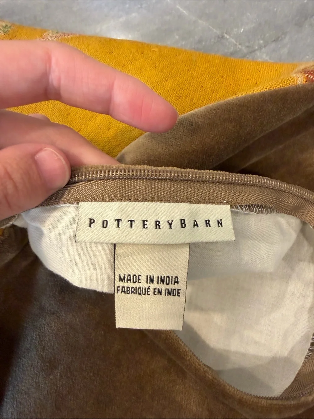 Pottery Barn vibrant golden