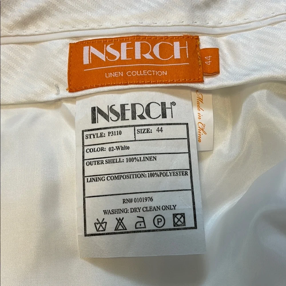 Inserch Linen Collection classic white