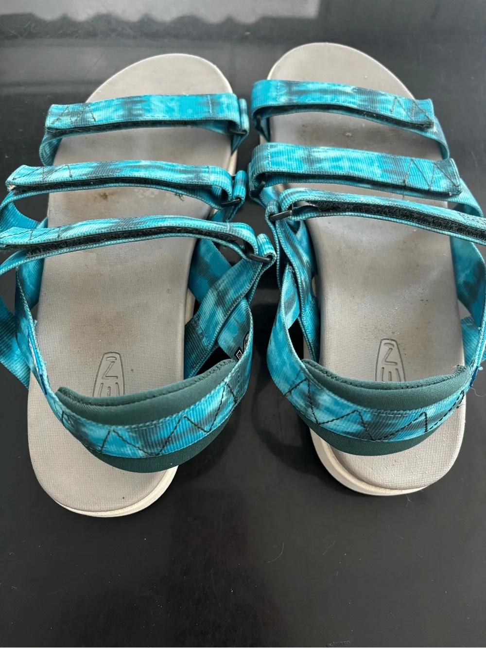 Keen dye footbed turquoise
