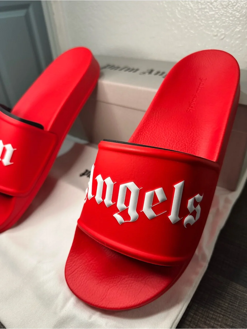 Palm Angels bold red