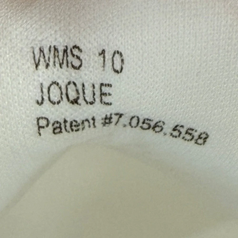 DV Dolce Vita Joque Mesh Jogger Sneakers White Black Womens Size 10 NEW