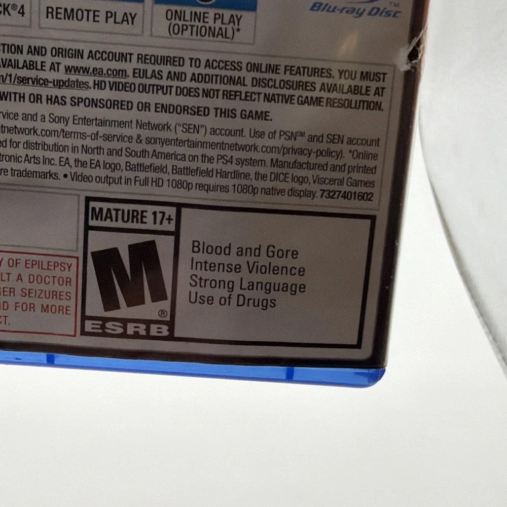 Battlefield Hardline (Sony PlayStation 4, 2015)
