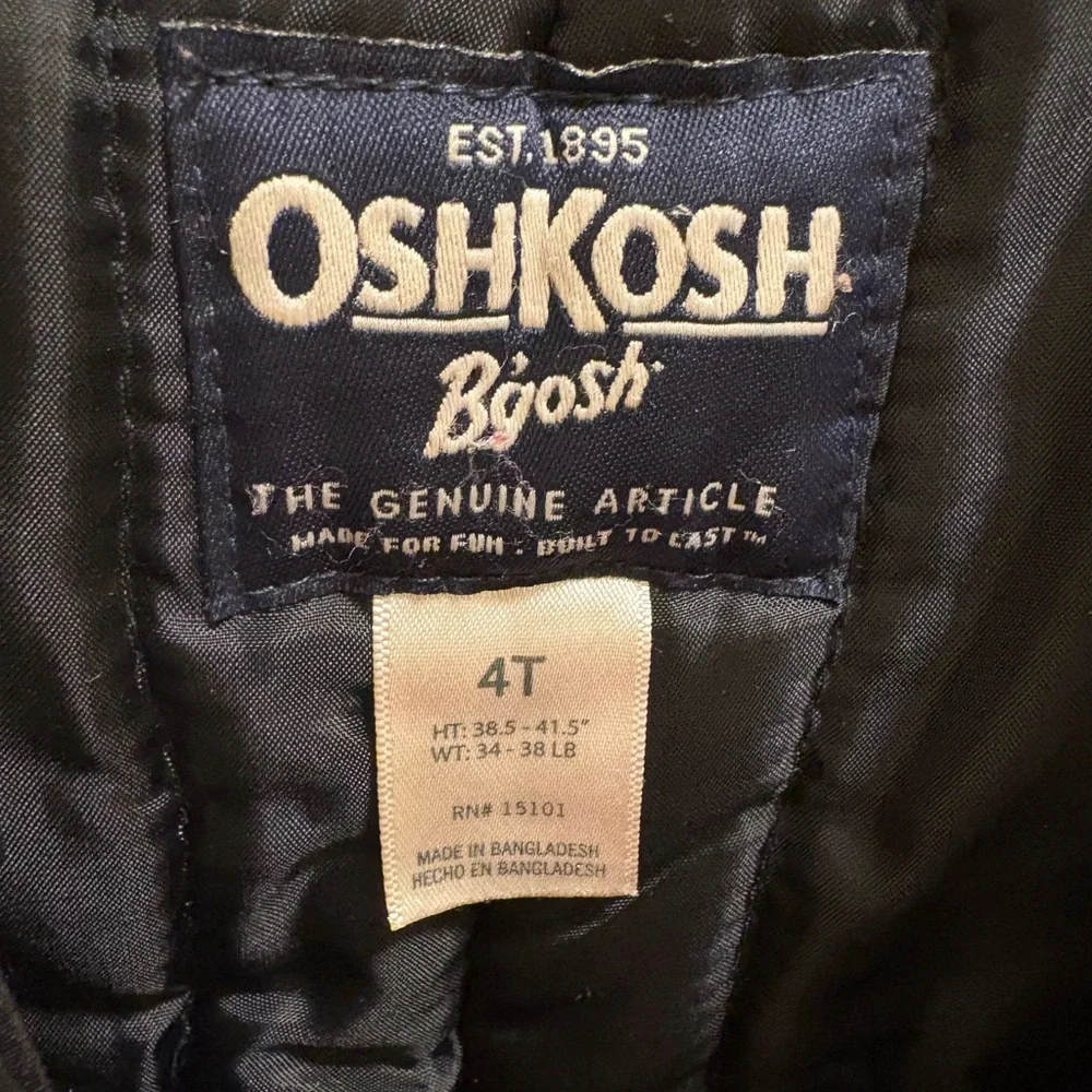 OshKosh B'gosh Black Kids One Piece Bodysuit