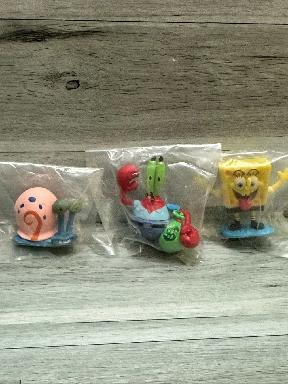 Nickelodeon SpongeBob & Friends Cake Toppers - Yellow, Blue, Brown, Red, Green