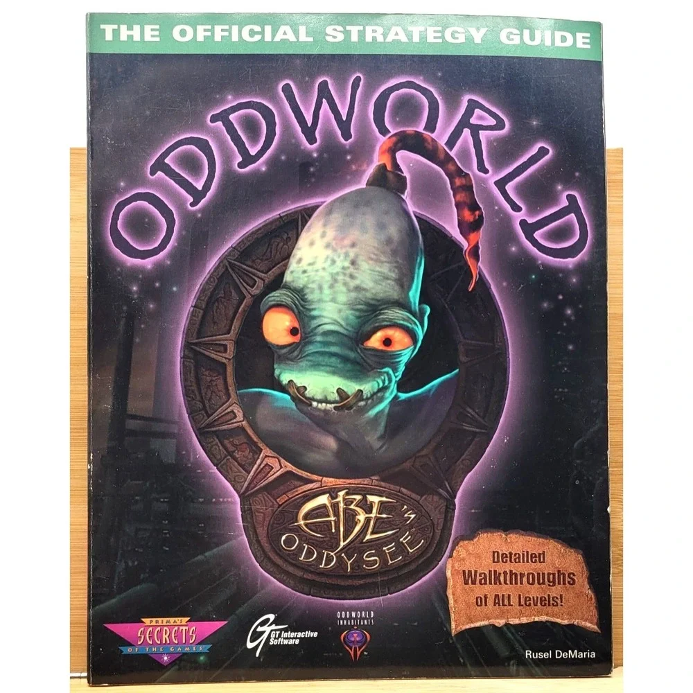 Oddworld‎ Abe's Oddysee Prima Official Strategy Strategy Guide PS1/PC