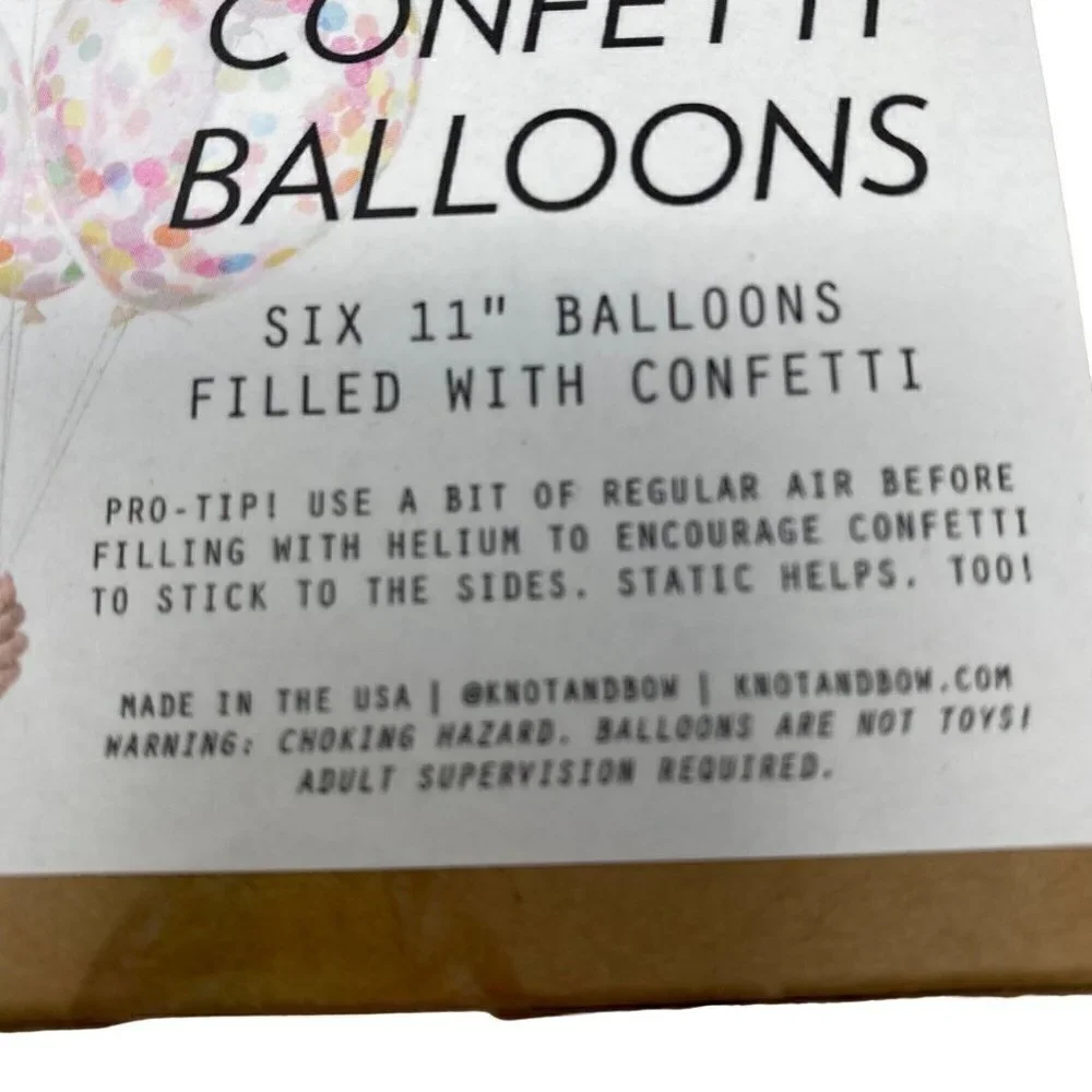 Knot & Bow these balloons