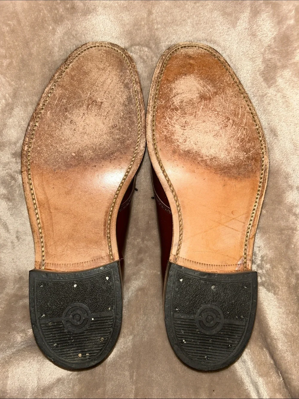 Loake Bisley Men's Classic Brown Leather Loafer Derby Oxford Dress Shoes 8.5