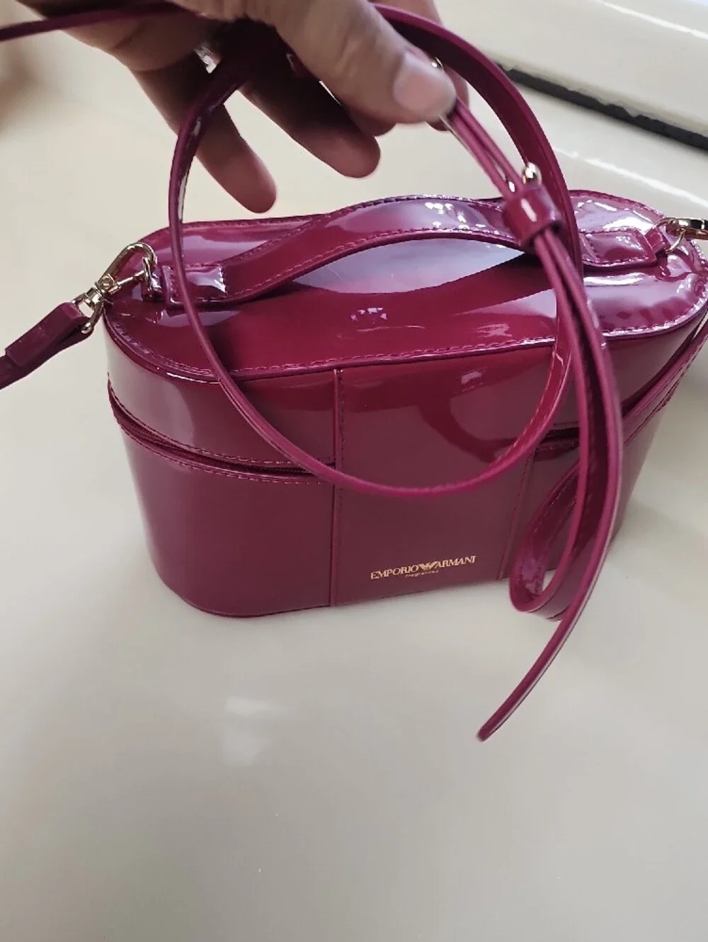 Emporio Armani logo zipper
