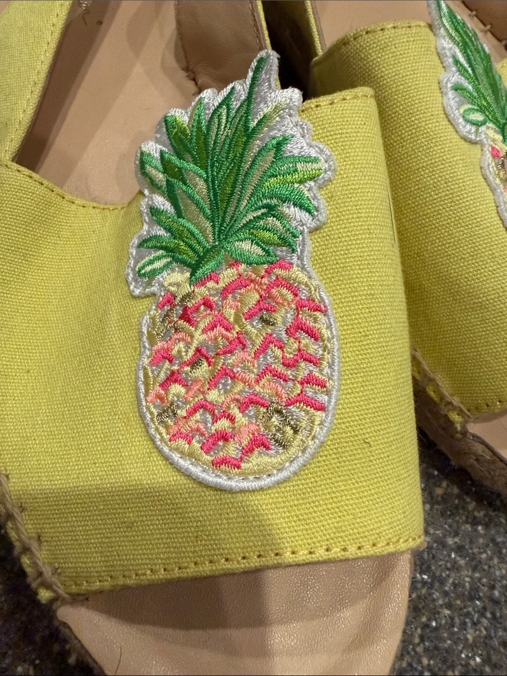 Lilly Pulitzer patches yellow wrapped