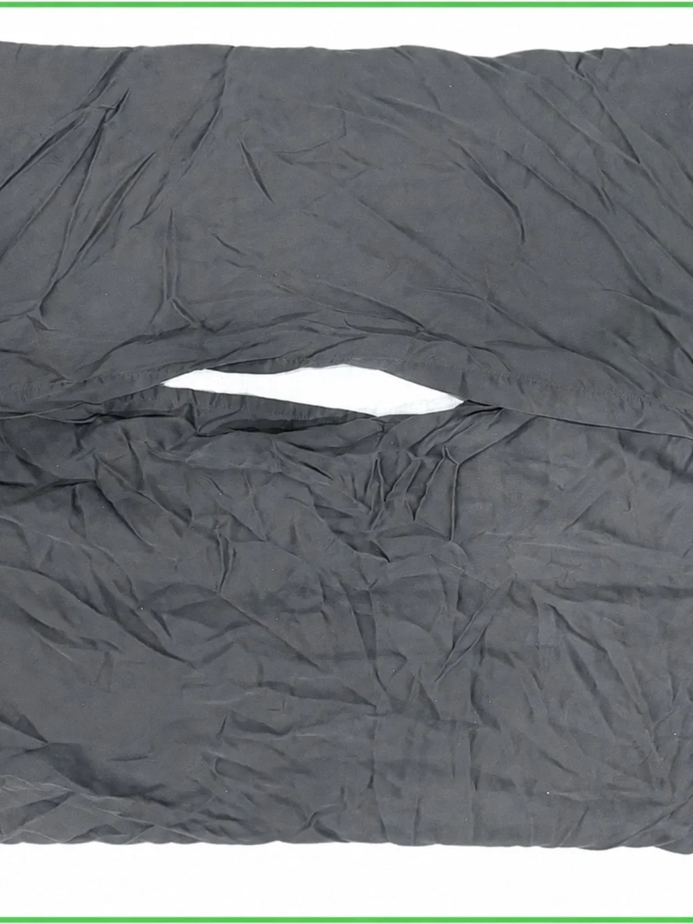 West Elm Dark Gray Pintuck Euro Pillow Sham