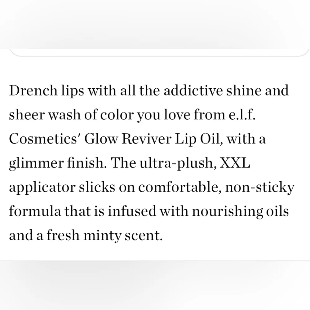 ELF glow reviver