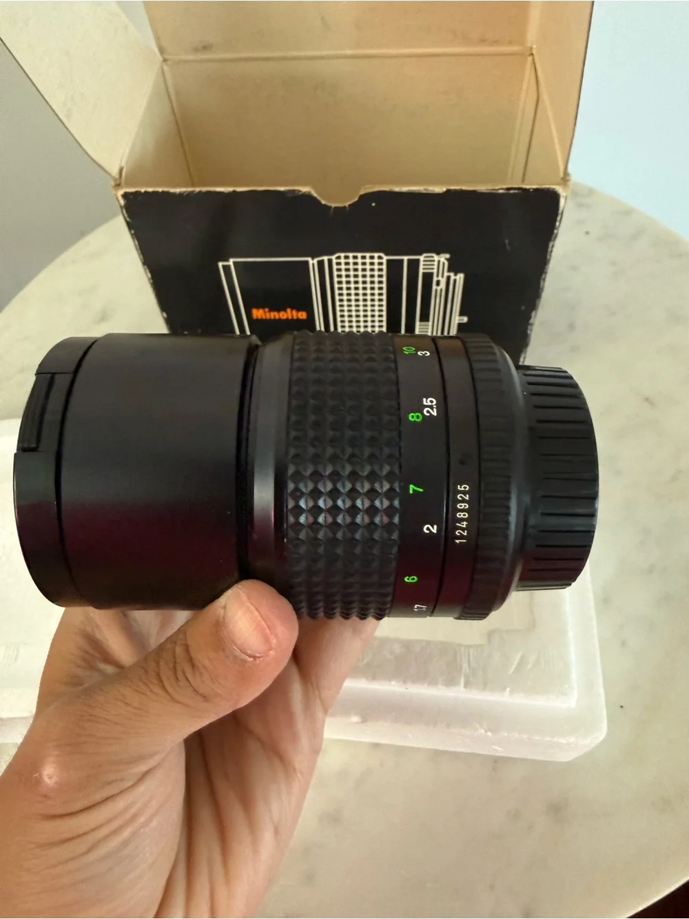 Minolta accessory packaging