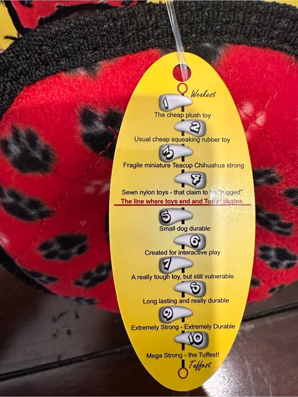 Tuffy red construction