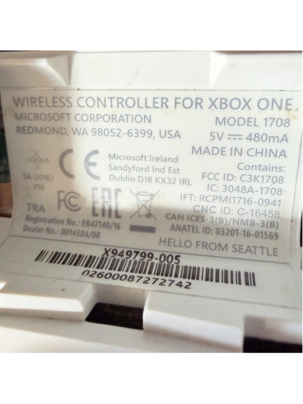 Microsoft genuine xbox