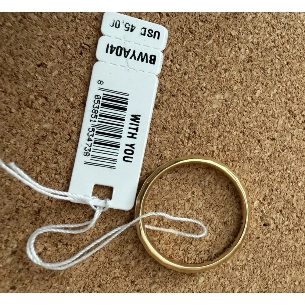 Brosway With You Ring ALWAYS WITH YOU Steel EU 27‎ US 13 NWT BWYA041
