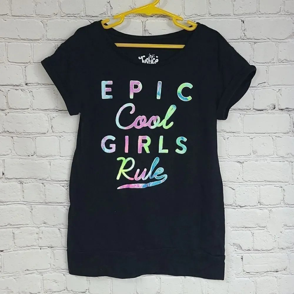 Justice girls black